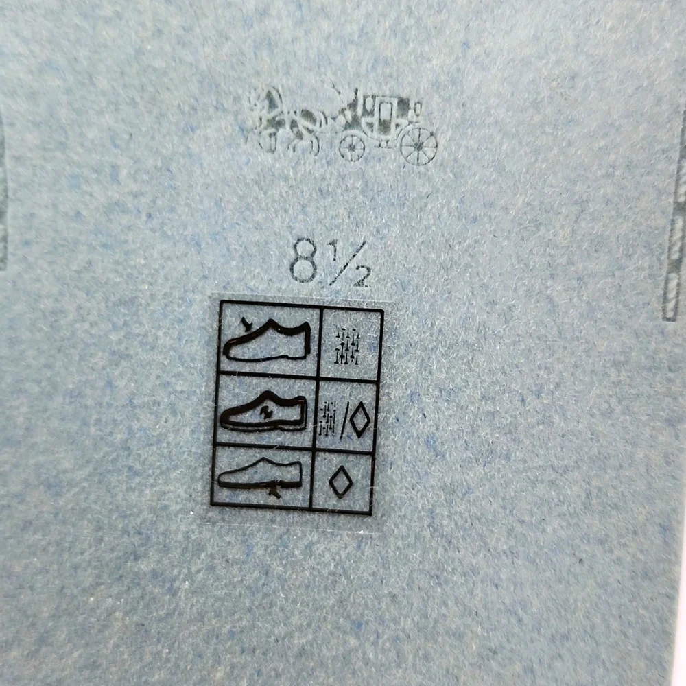 ⭐️COACH💯 NWT "BRIDGETT TERRY" SLIDERS/SHOES, THE SIZE IS 8.5 LADIES, AQUA COLOR - Picture 6 of 16